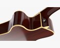 Acoustic Dreadnought Guitar 02 Modello 3D