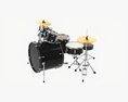 Acoustic Drum Set 3D模型