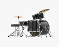 Acoustic Drum Set Modelo 3d