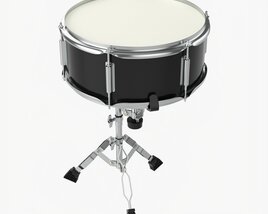 Acoustic Snare Drum On Stand Modello 3D