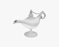 Aladdin Magic Lamp 3Dモデル