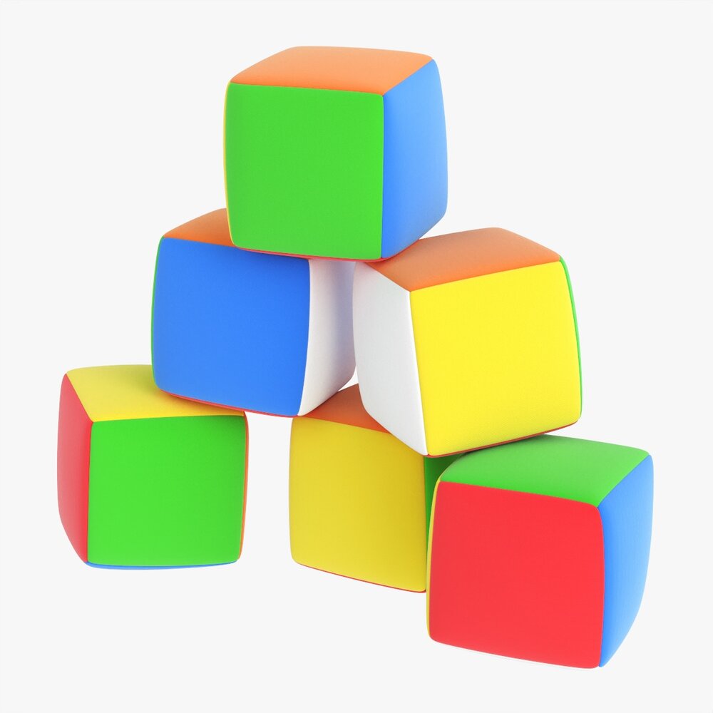 Baby Cubes Soft 3d model