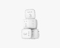 Baby Cubes Soft With Numbers 01 3D 모델 