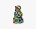 Baby Cubes Soft With Numbers 01 Modello 3D