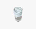 Compact Fluorescent Light Bulb 2 3Dモデル