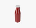 Barbecue Sauce In Glass Bottle 02 3Dモデル