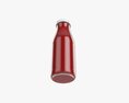 Barbecue Sauce In Glass Bottle 02 3D-Modell