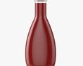 Barbecue Sauce In Glass Bottle 03 3D 모델 