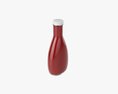 Barbecue Sauce In Glass Bottle 03 3Dモデル
