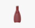 Barbecue Sauce In Glass Bottle 04 3D модель