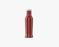 Barbecue Sauce In Glass Bottle 05 3Dモデル
