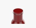 Barbecue Sauce In Glass Bottle 05 3d model