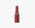 Barbecue Sauce In Glass Bottle 07 Modelo 3D