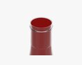 Barbecue Sauce In Glass Bottle 07 3d model