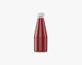 Barbecue Sauce In Glass Bottle 09 3D 모델 