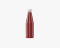 Barbecue Sauce In Glass Bottle 10 3D модель