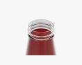 Barbecue Sauce In Glass Bottle 10 3D 모델 