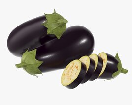 Eggplant 3D-Modell