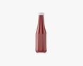 Barbecue Sauce In Glass Bottle 12 3D модель