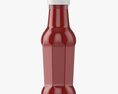 Barbecue Sauce In Glass Bottle 14 3d model