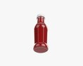 Barbecue Sauce In Glass Bottle 14 3D模型