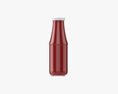 Barbecue Sauce In Glass Bottle 15 3D модель