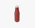 Barbecue Sauce In Glass Bottle 15 3D 모델 