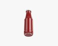 Barbecue Sauce In Glass Bottle 15 3D модель