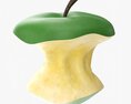 Bitten Apple Green Modelo 3d