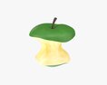 Bitten Apple Green 3D-Modell