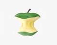 Bitten Apple Green 3D-Modell