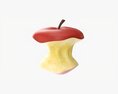 Bitten Apple Red 3D 모델 