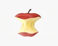 Bitten Apple Red Modello 3D