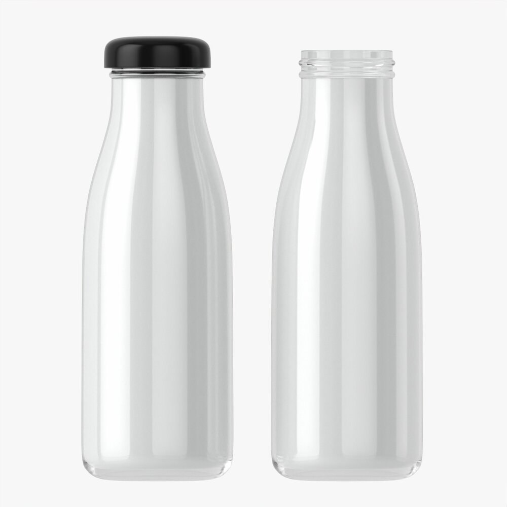 Bottle Of Milk Modèle 3D