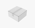 Box Sealed With Tape Mockup 04 3Dモデル