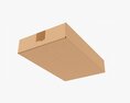 Box Sealed With Tape Mockup 07 3D模型