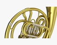 Brass Bell French Horn Modelo 3d