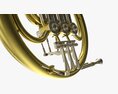 Brass Bell French Horn 3D модель