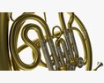 Brass Bell French Horn Modèle 3d