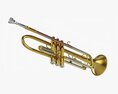 Brass Bell Trumpet Modelo 3D