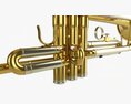 Brass Bell Trumpet 3Dモデル