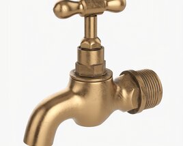 Brass Faucet 3D model