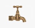 Brass Faucet 3D 모델 