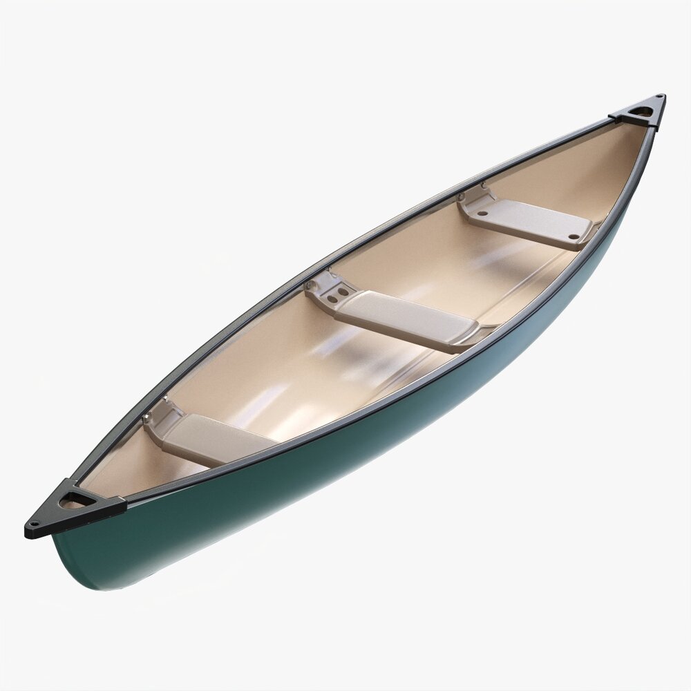 Canoe 01 3D 모델 
