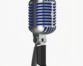 Cardioid Microphone 01 Modelo 3D