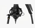 Cardioid Microphone With Stand Usb 3D-Modell