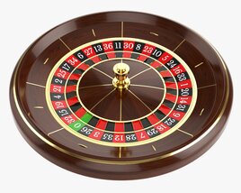 Casino Roulette Wheel 01 3Dモデル
