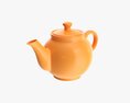 Ceramic Teapot 01 3D 모델 