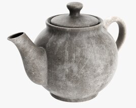 Ceramic Teapot 02 3D model