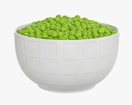 Peas In Bowl 3D 모델 